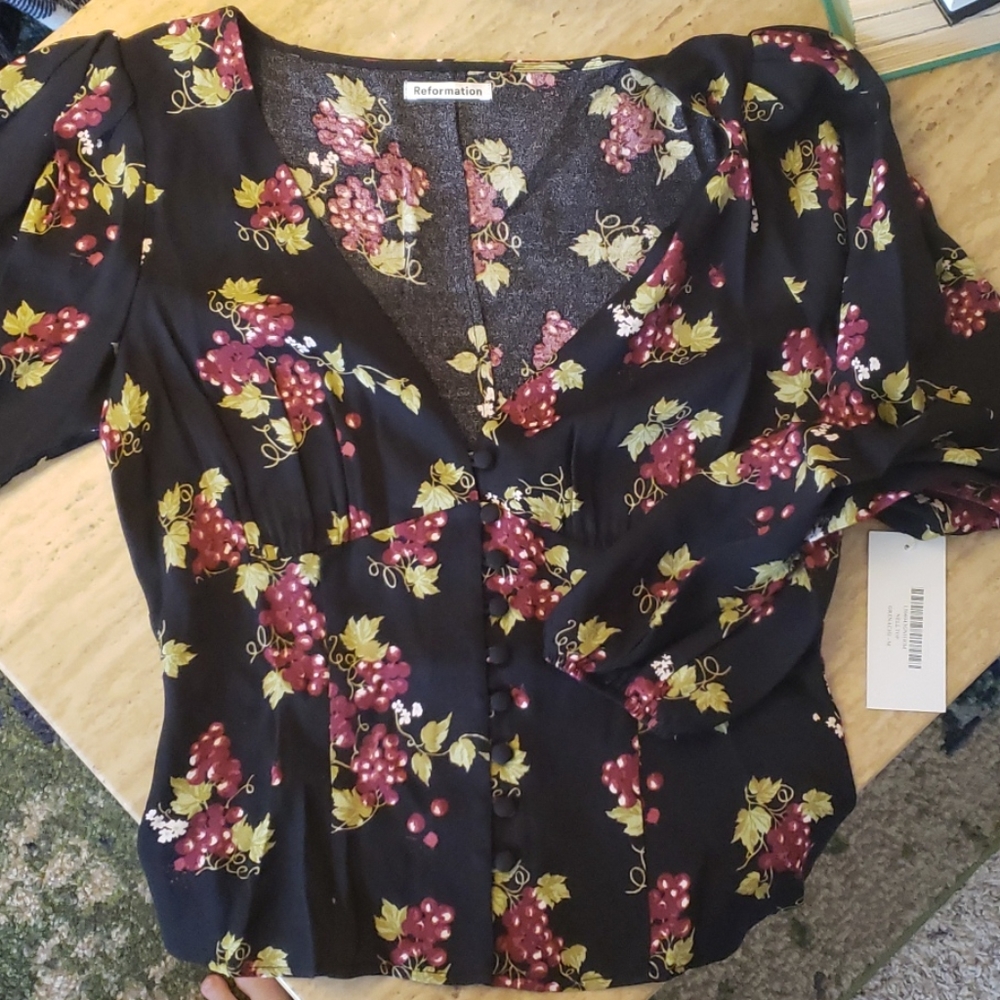 NWT Reformation Nell Top size M